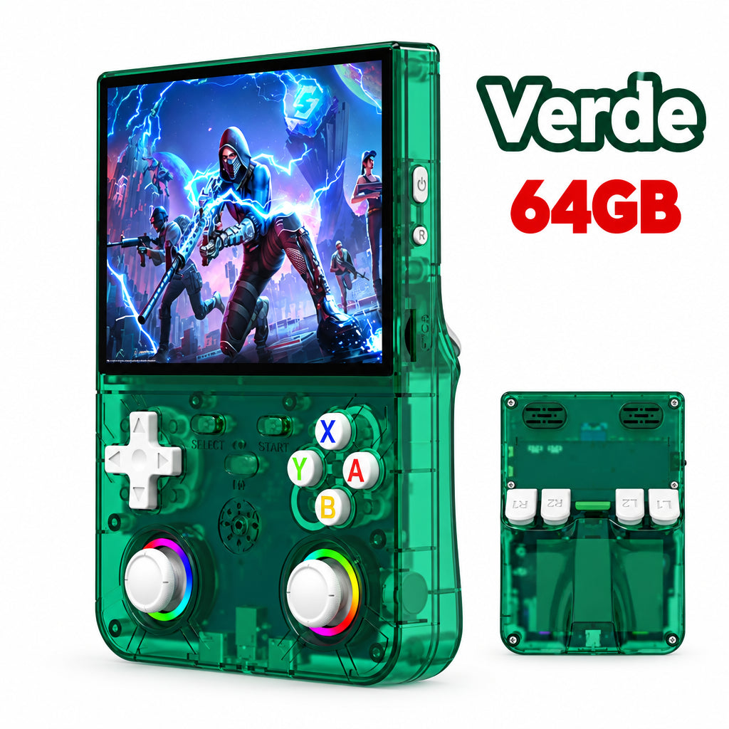 Console Portátil Retrô R36 Ultra X – Wi-Fi, Tela IPS 4.5", +40.000 Jogos