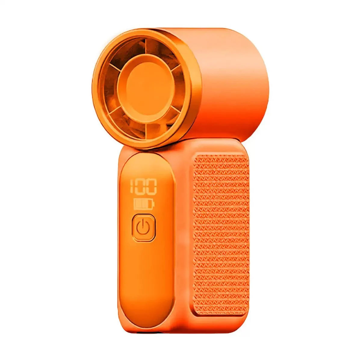 Mini Ventilador Portátil Recarregável 5 Velocidades com Display Digital