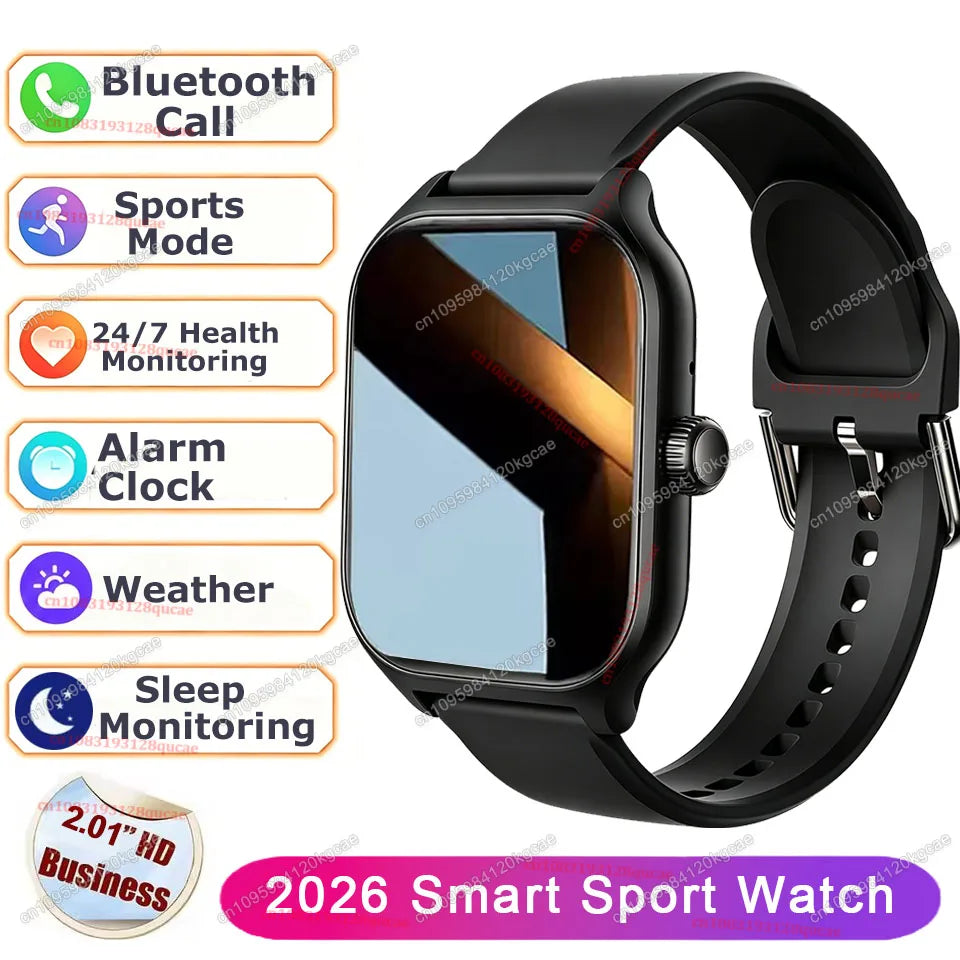 Smartwatch Ola Esporte 2.01'' AMOLED com GPS e Chamadas Bluetooth