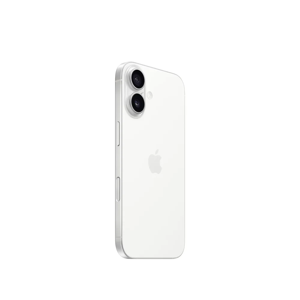 iPhone 16 - Branco ângulo lateral
