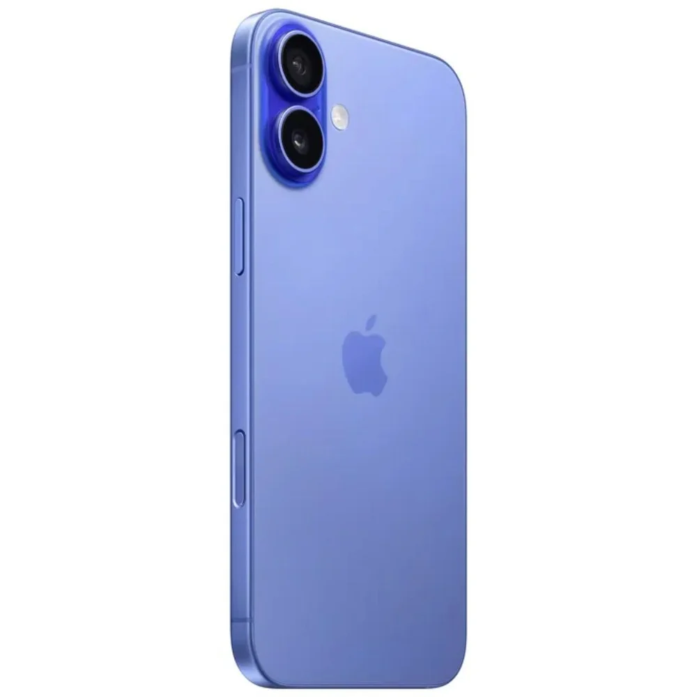 iPhone 16 - Azul detalhe lateral