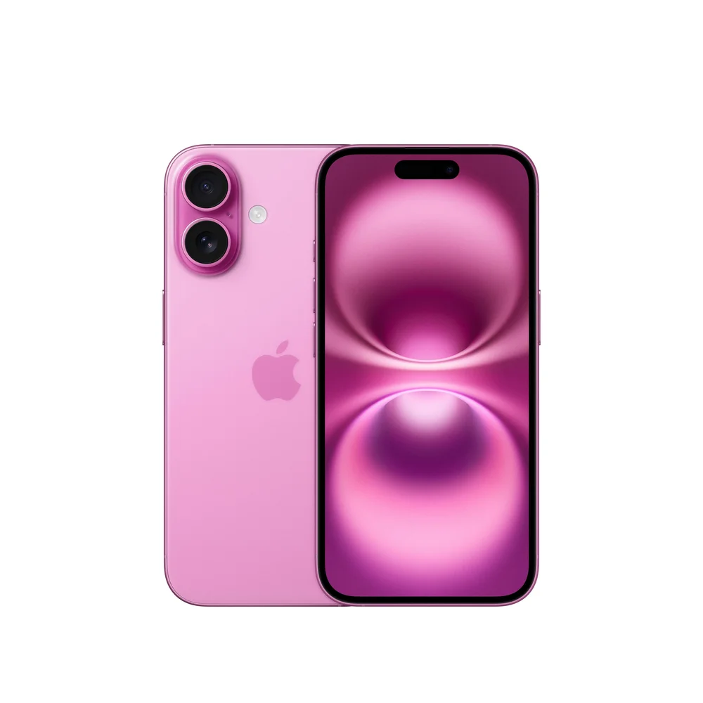 iPhone 16 - Rosa frente e verso