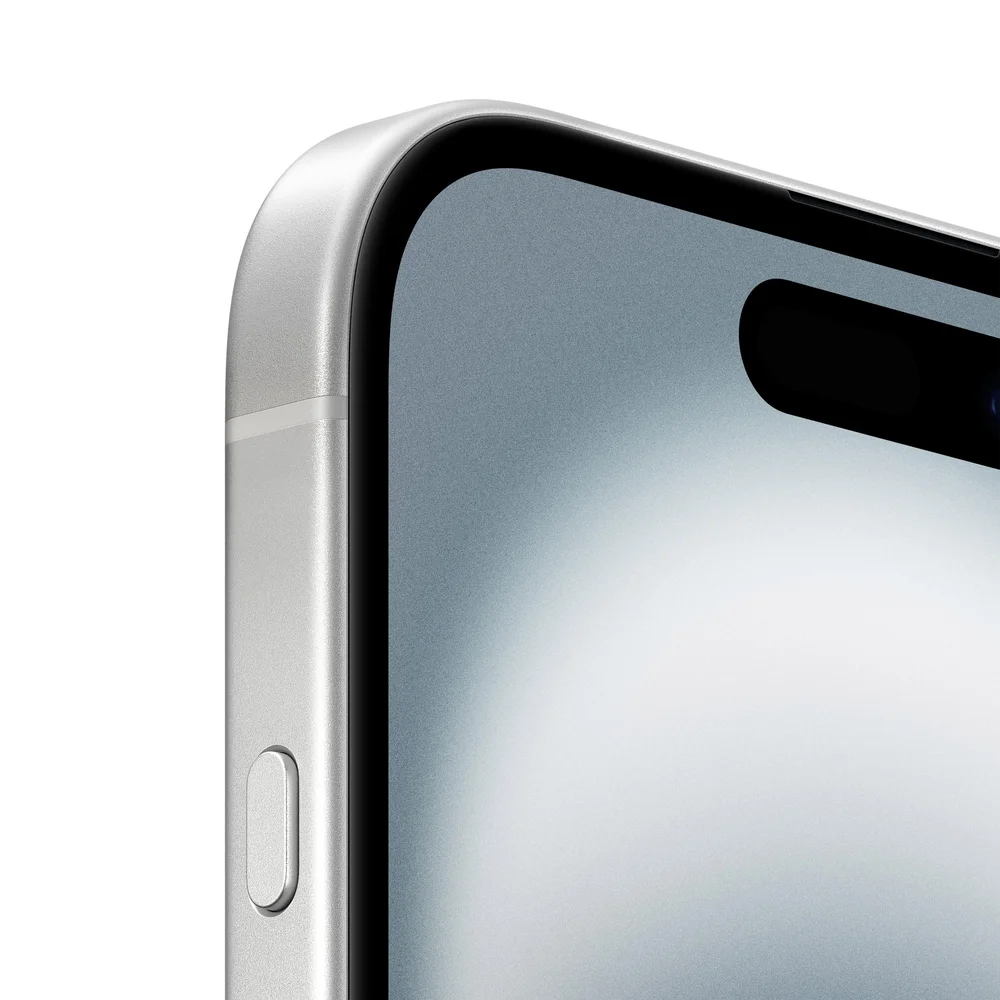 iPhone 16 - Branco detalhe lateral