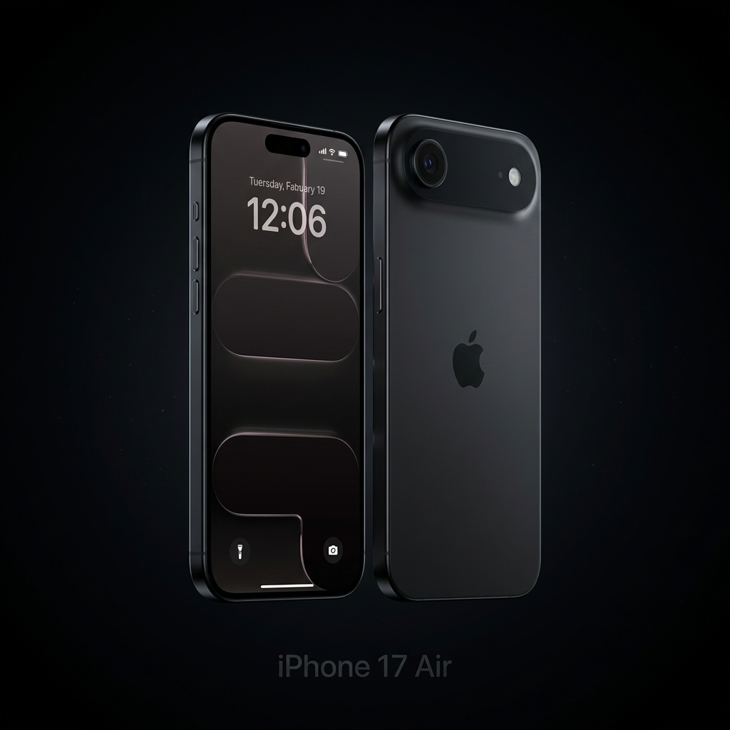 iPhone 17 Air - Preto criativo