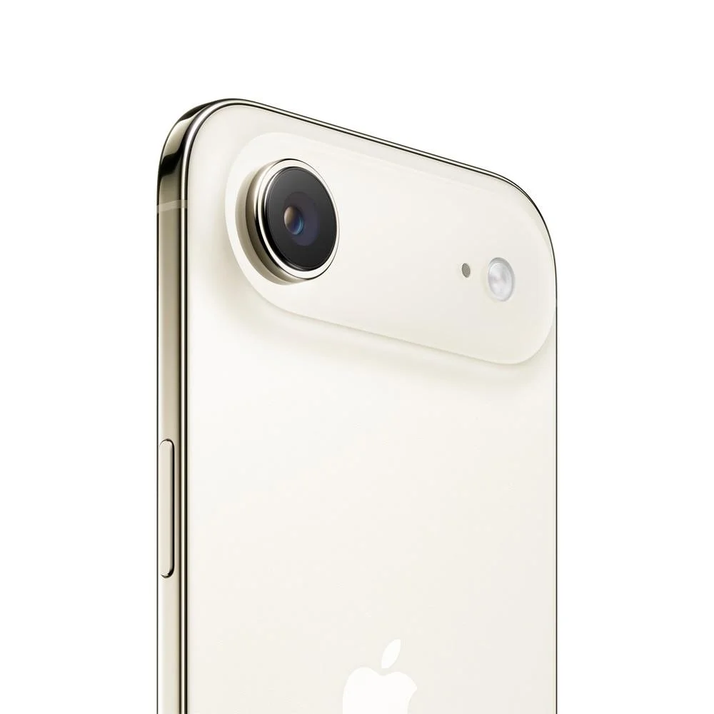 iPhone 17 Air - Branco Estelar detalhe câmera