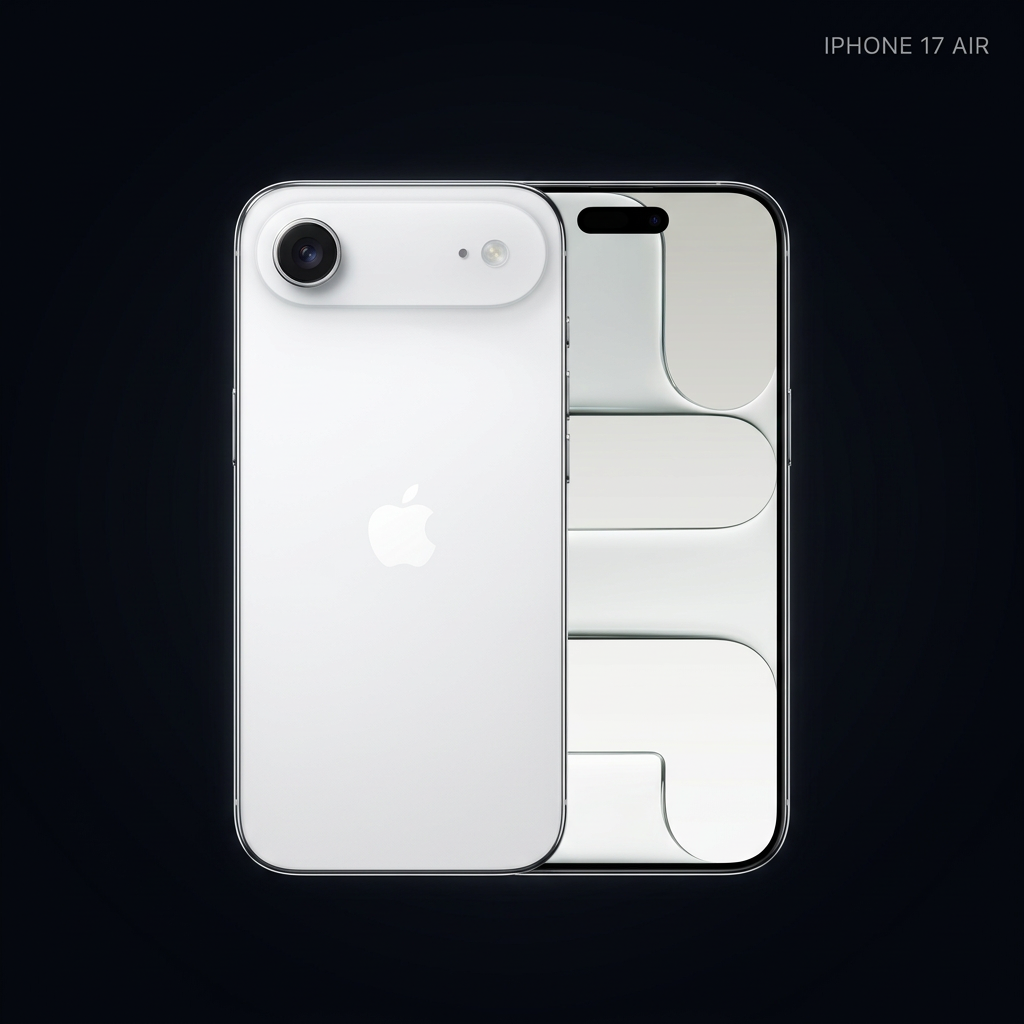 iPhone 17 Air - Branco criativo
