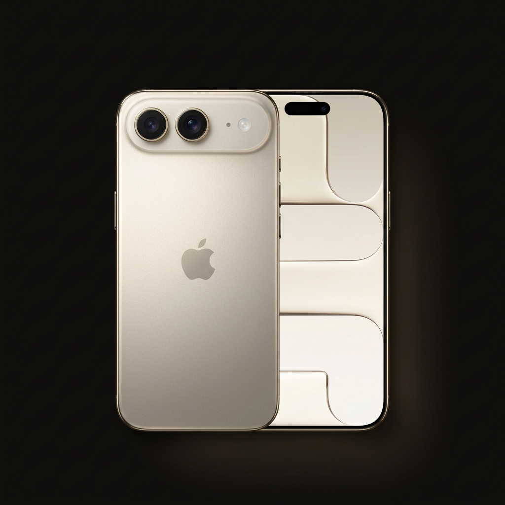 iPhone 17 Air - Branco Estelar criativo