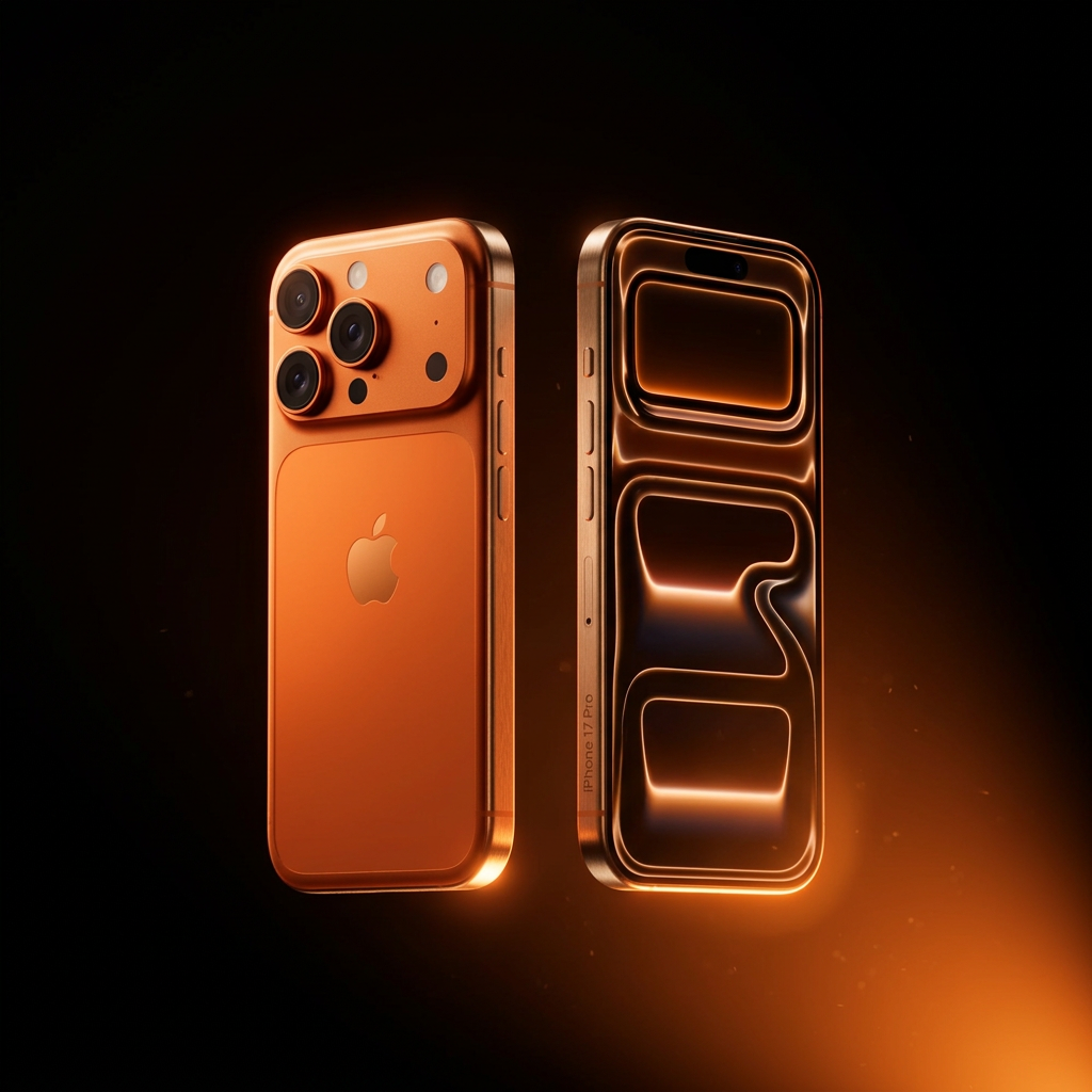 iPhone 17 Pro - Laranja criativo