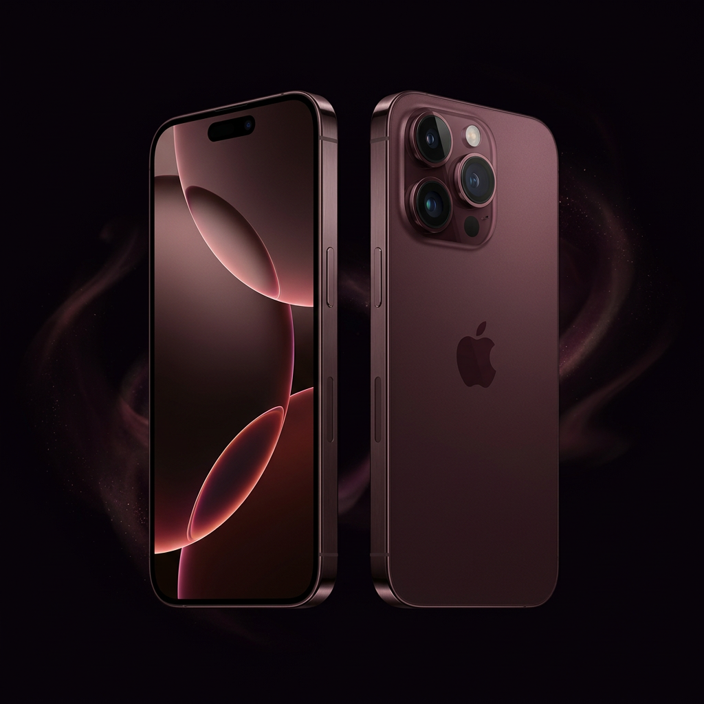 iPhone 18 Pro Max - Burgundy criativo