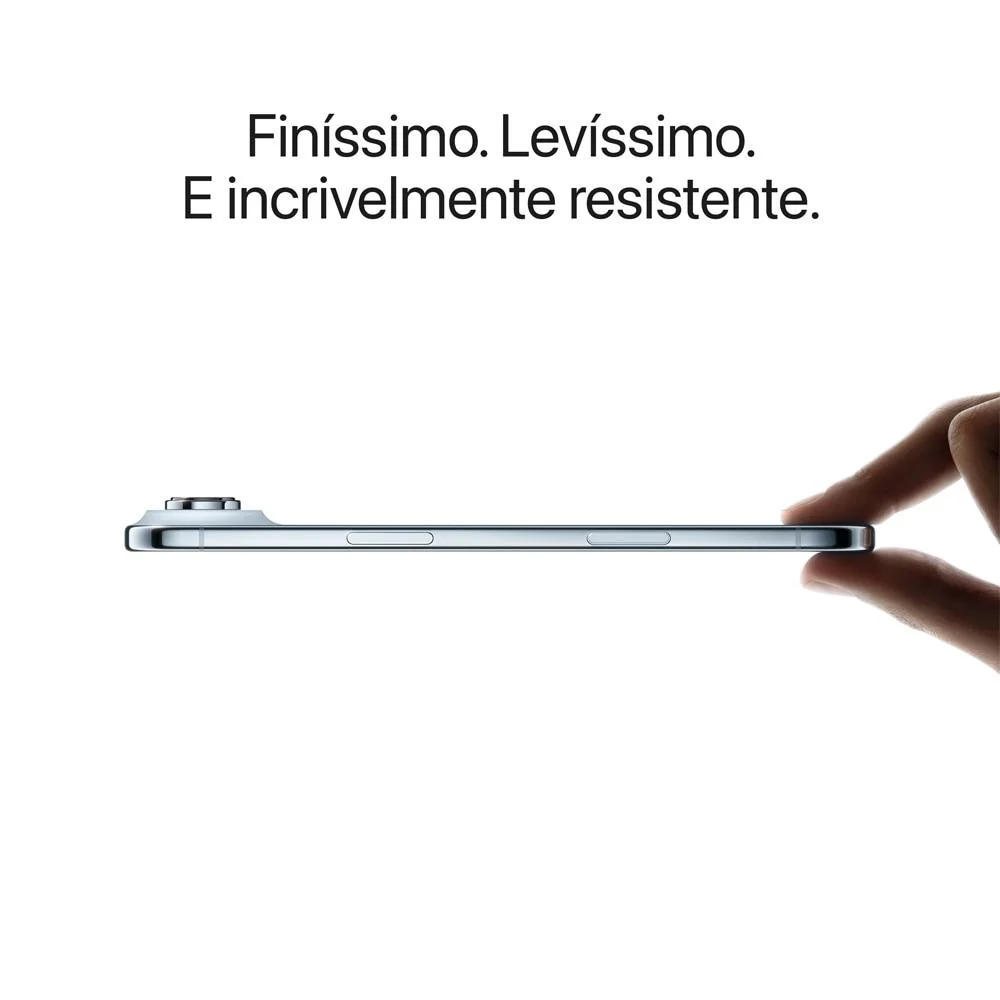 iPhone 17 Air - Branco Estelar lateral fina