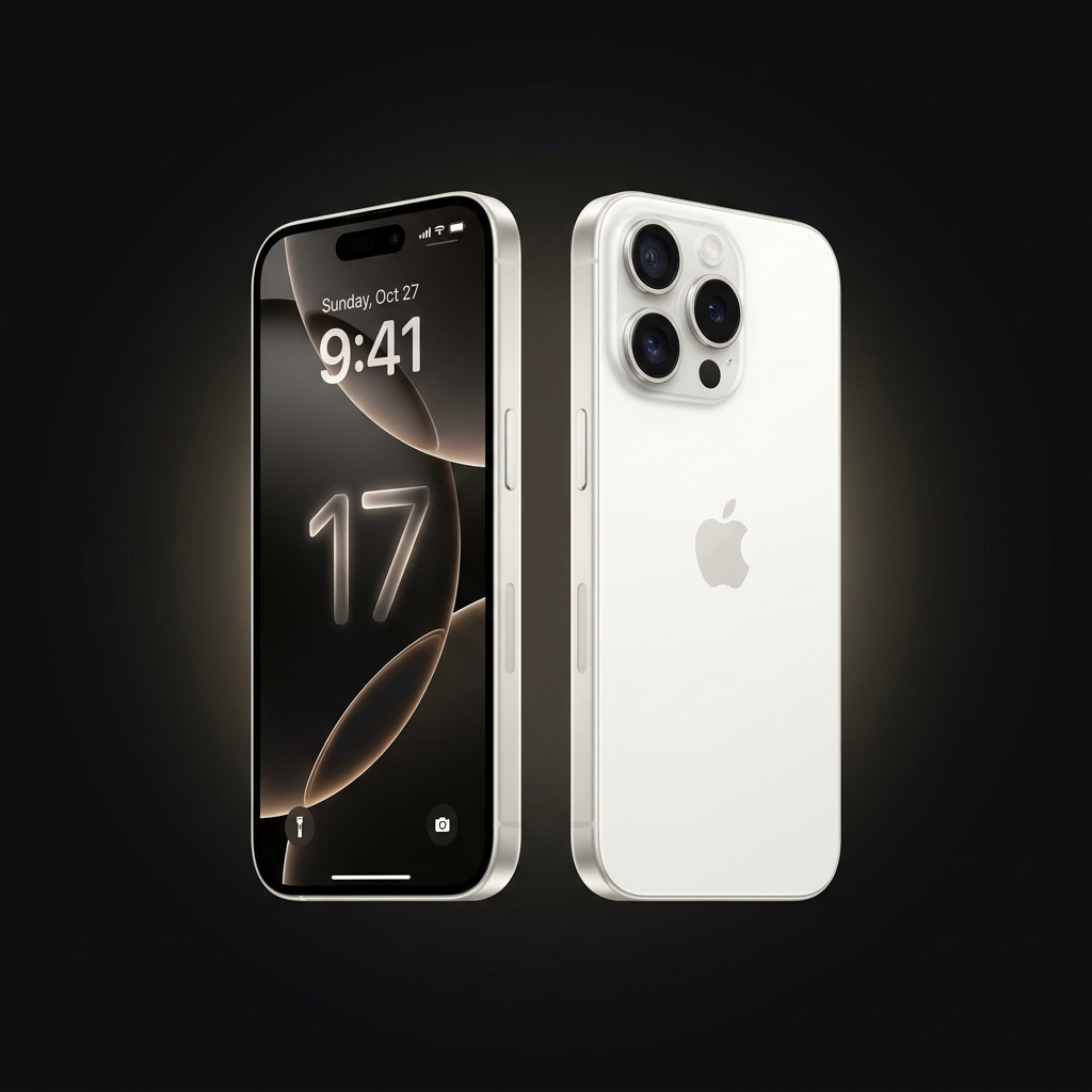 iPhone 17 - Branco criativo