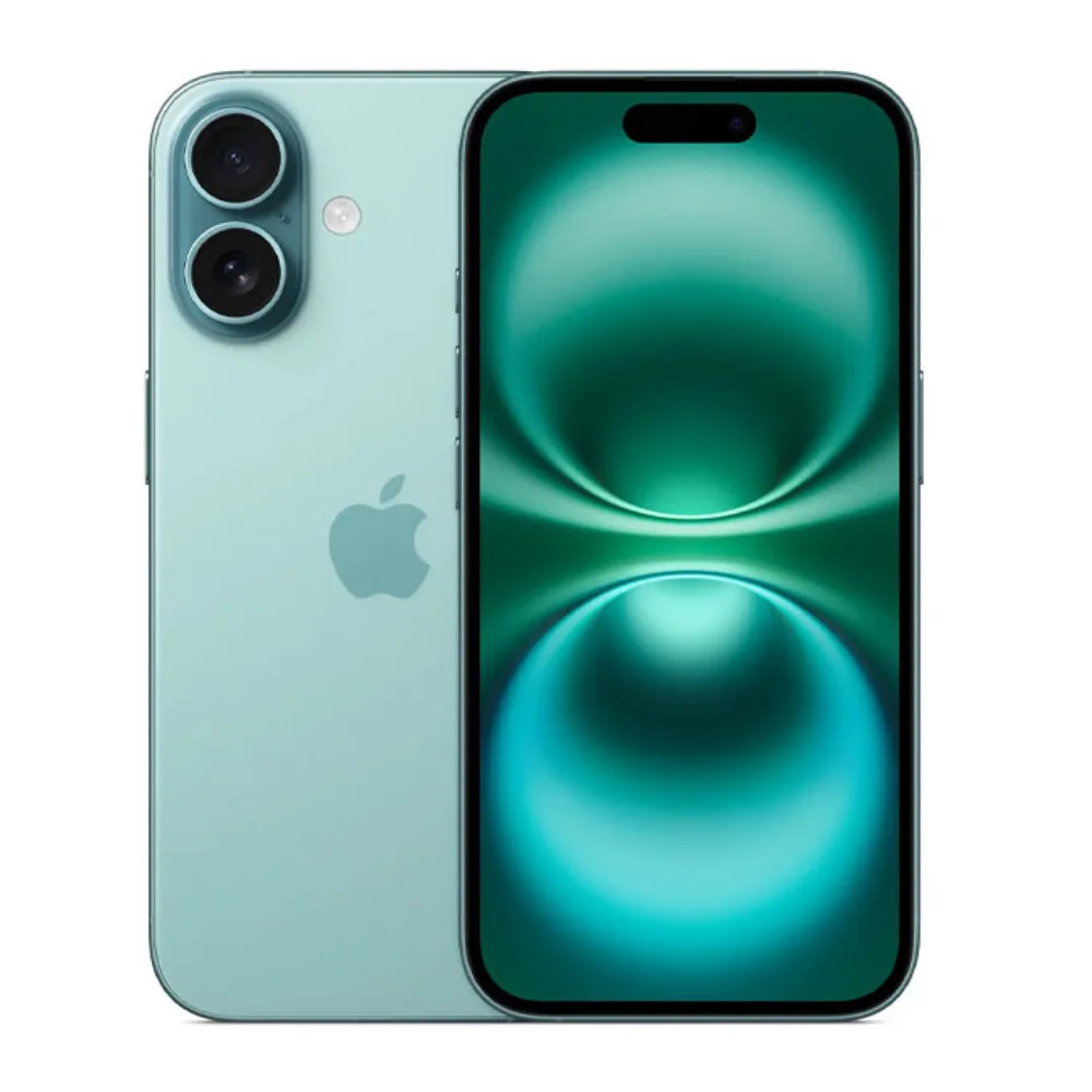 iPhone 16 - Verde frente e verso