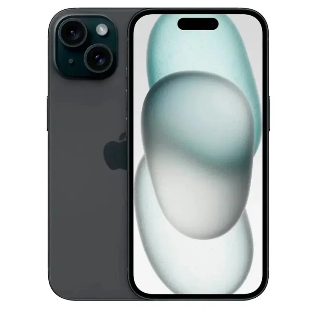 iPhone 15 - Preto frente e verso